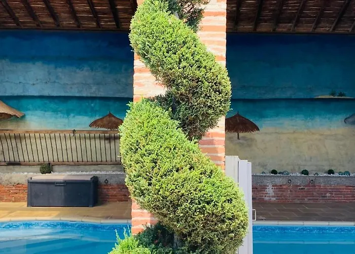 Au Clos Georges , Piscine Et 別荘